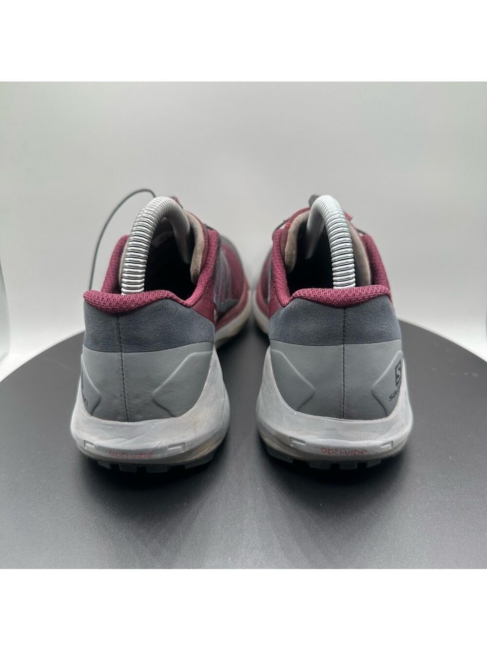 Salomon Sense Ride 4 Trail Running Shoe Sneaker Women Size 7 Wine - Picture 7 of 11